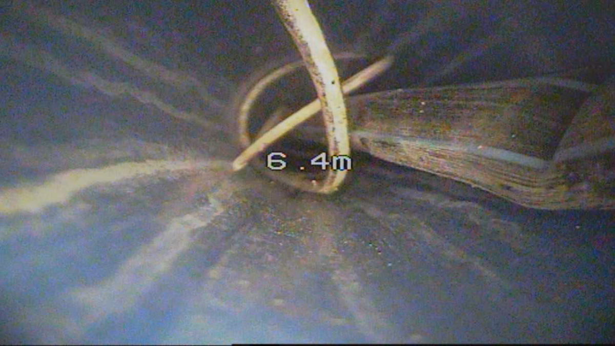 Szentendre - Kútba szakadt szivattyú kamerás vizsgálata